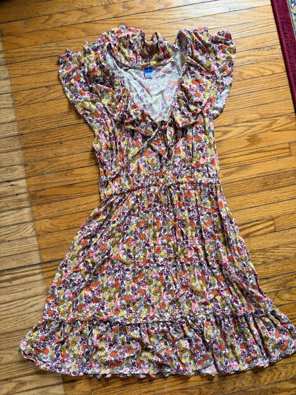 Old Navy Floral Ruffle Dress